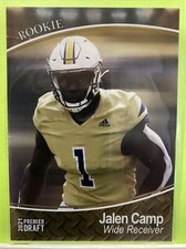 2021 Sage Hit Football Jalen Camp Gold SP Rookie #67 Georgia Tech