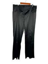 ESCADA Turanu Black Luxe Satin Dress Pants Women Size 40