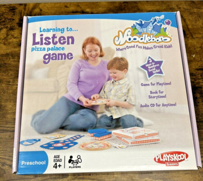 Noodleboro by Playskool  Learning to Listen: Pizza Palace Game , Incl. Book & CD