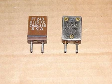 2 - Radio Crystal 368 ham  radio Heathkit *Freq.-KC 8125* More than 10 available