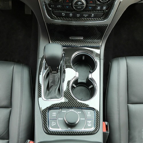 Gear Shift & Storage Box Center Console Cover Trim For Jeep Grand Cherokee 2016+ - Picture 4 of 11