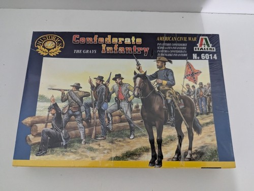 Italeri Soldati Confederati Guerra Civile Americana - 50 Figurini Scala 1:72