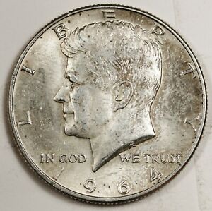 shifted rev 1964 kennedy error dollar die half double john right