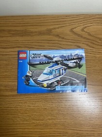 Lego City 7741 Police Helicopter 2008 With Manual & Minifigure 100% Complete
