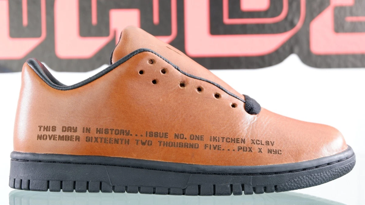 NEW Nike Dunk Low 1 Piece Sole Collector NYC Size 5 New York 14 36 BMB859 M3 C2