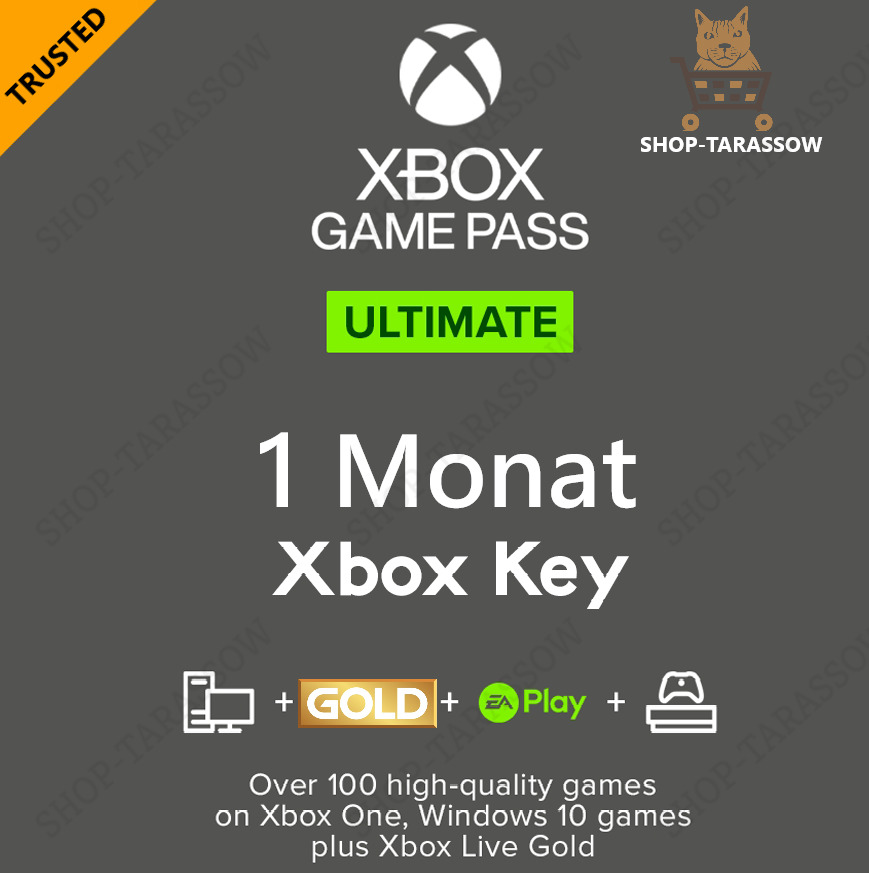 XBOX Game Pass Ultimate 1 Monat & XBOX Live Gold Mitgliedschaft (30 Tage)