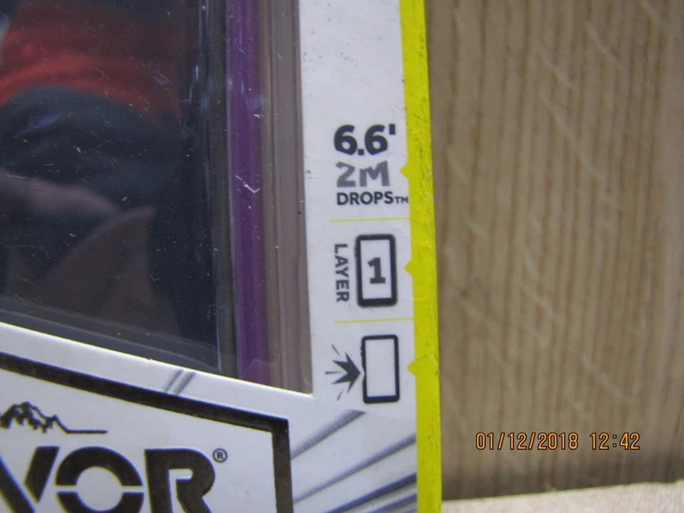 iPhone 6 6S purple and clear Griffin survivor core case 4.7" tough bumper edges - Image 3 of 4