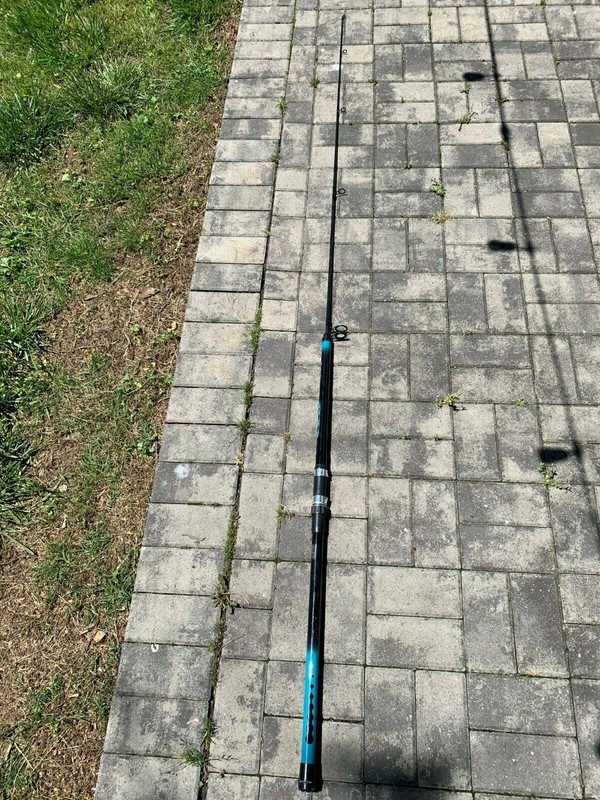 13' 9" lightweight surfcasting conventional fishing rod, carbon fiber spinning 