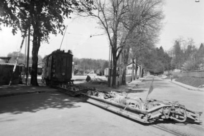 Tram in Geneva Tram in Geneva Switzerland 1946 Historic 4x6 Photo