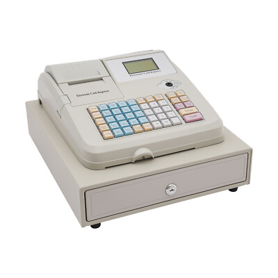 48 Keys Electronic Cash Register POS Cash Machine Supermarket LED