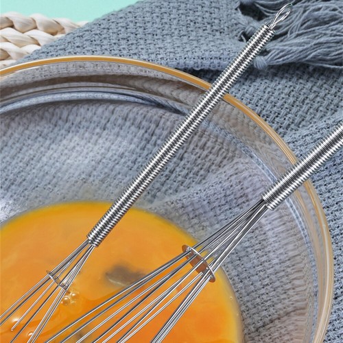 5 7 inch 2Pcs Whisk Set Whiskettes Egg Gravy Sauce Mini Kitchen Tool Whisks AU - Picture 5 of 14