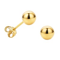 Miore - Ohrstecker Aus Gelbgold, Ohrringe 9 Karat 375 Gold - Damenohrringe