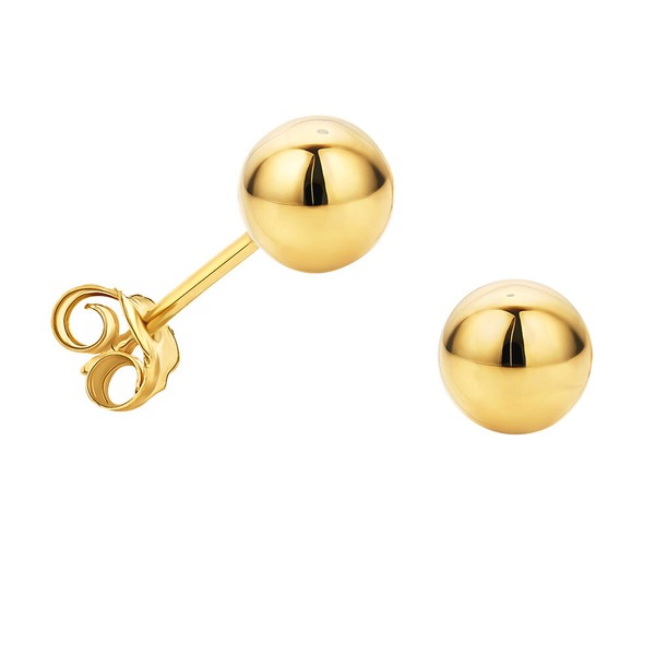Miore - Ohrstecker Aus Gelbgold, Ohrringe 9 Karat 375 Gold - Damenohrringe-image