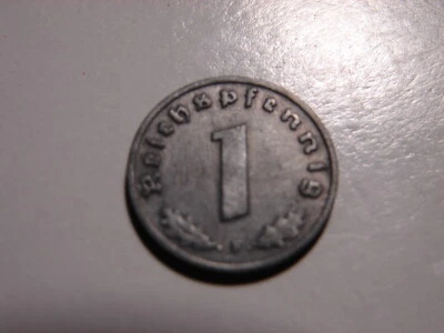 ALLEMAGNE. III REICH. 1 REICHSPFENNIG 1943.F. STUTTGART. - Photo 1/2