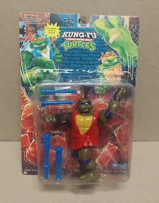Teenage Mutant Ninja Turtles Kung Fu Donatello Sample Card New Playmates 1994