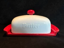 AVLA Sincere Design Porcelain Lidded Butter Dish
