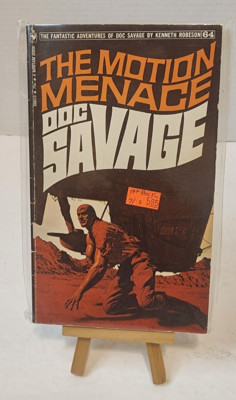 DOC SAVAGE #64 THE MOTION MENACE by Kenneth Robeson (1971, 1st printing)
