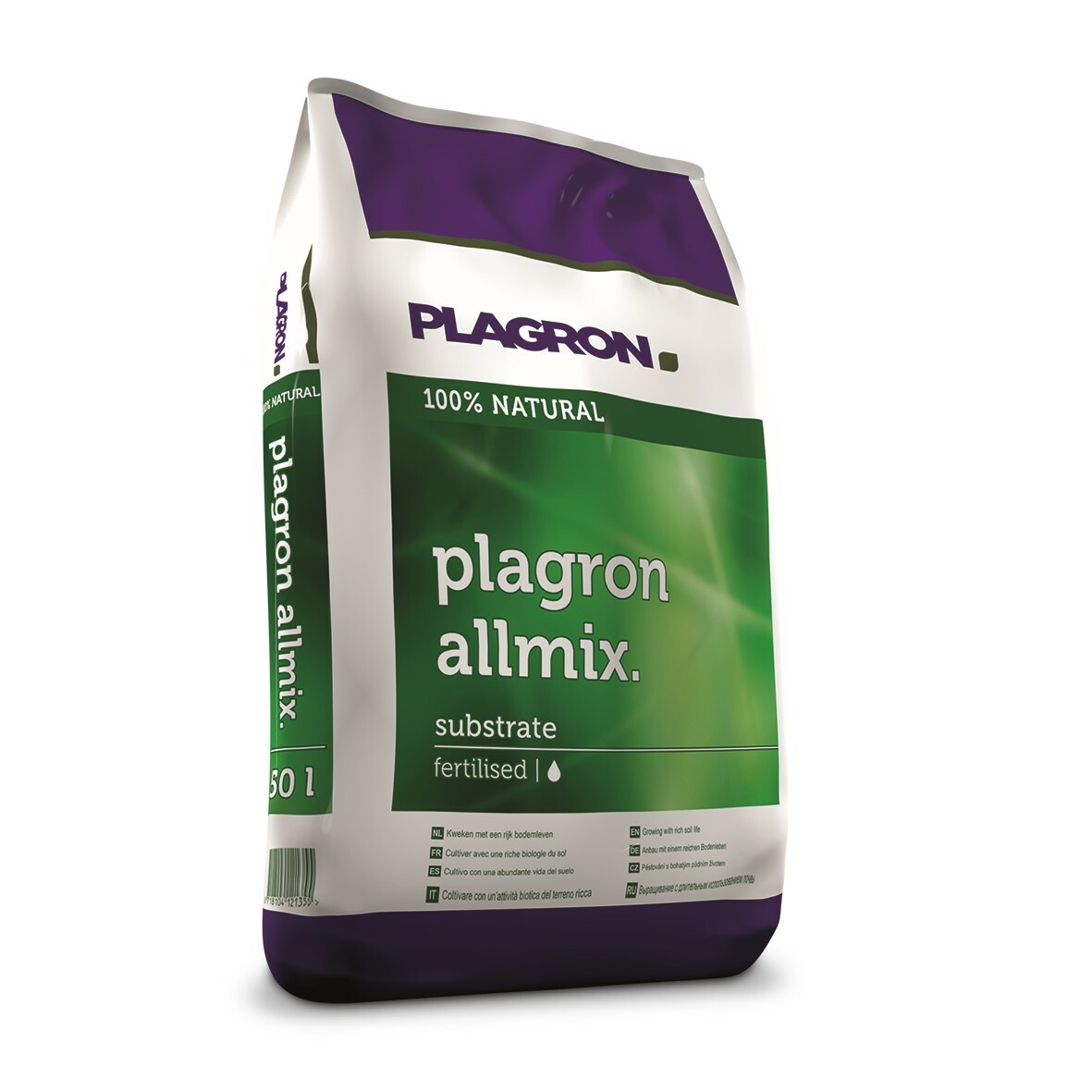 Plagron Allmix 50L - vorgedüngte Bio Erde Pflanzensubstrat  (0,28 EUR/l)