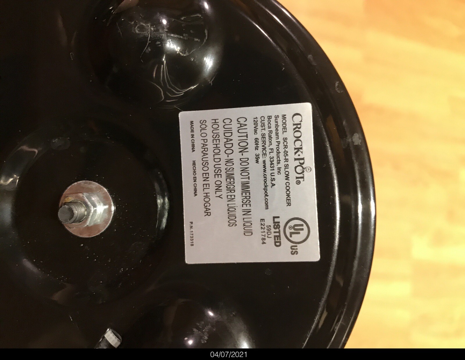 Crock-Pot Little Dipper Mini Warmer Slow Cooker Crock Pot SCR-05-R (TESTED)