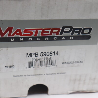 MasterPro Wheel Bearring And Hub Assembly MPB 590814