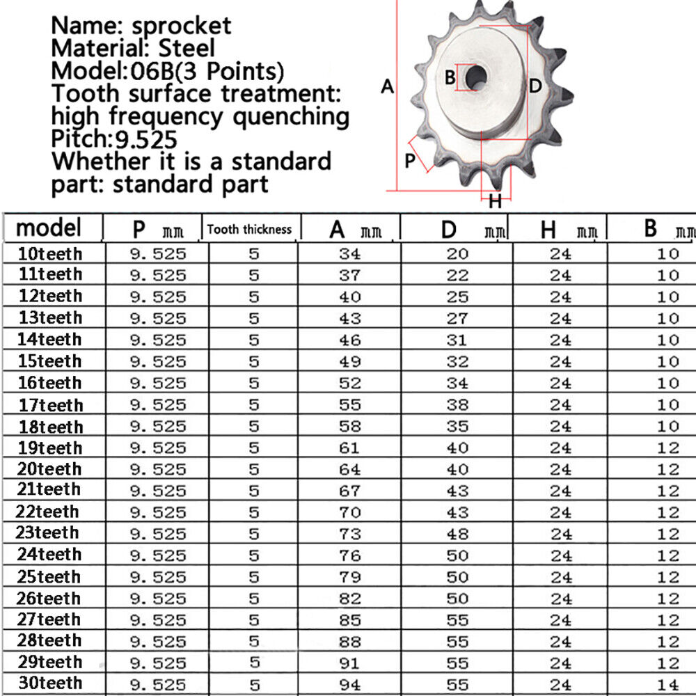 06B (3/8 06B (3/8