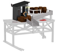 Lionel 6-81017 Barrel Loading Building on sale Lionel 6-81017 Barrel Loading Building on sale