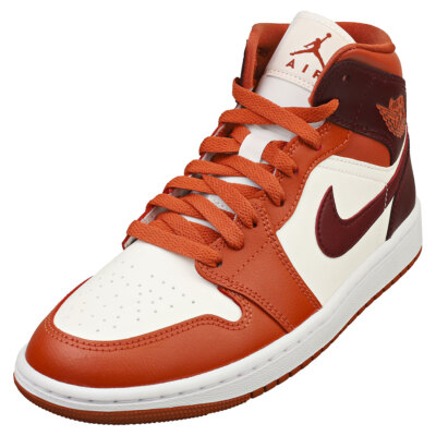 Nike Air Jordan Mid Damen White Brown Sneaker Mode EU