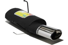 ULTER Sportauspuff 1 x 120x80mm oval - Peugeot 206 CC ab Bj. 00 1.6l