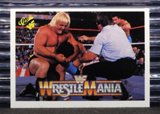 Greg The Hammer Valentine 1990 Classic WWF WrestleMania 2 #10 Wrestling Card