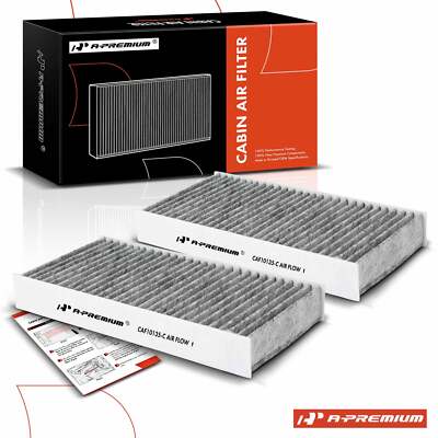 A-Premium Activated Carbon Cabin Air Filter for Acura Honda Element 03-11 CR-V