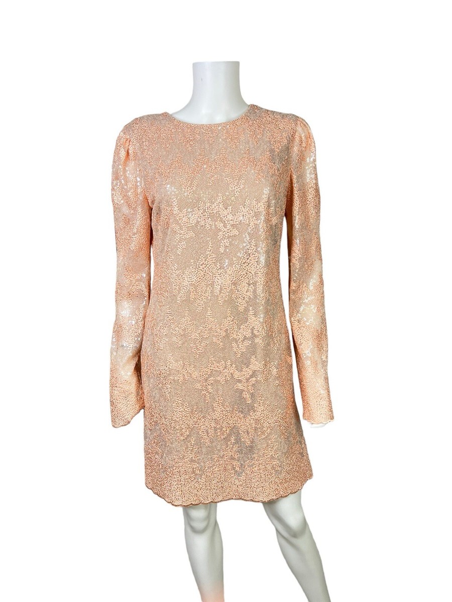 Dress the Population Womens Dress Mother Bride Embroidered Sequin Midi Sz  Large | eBay