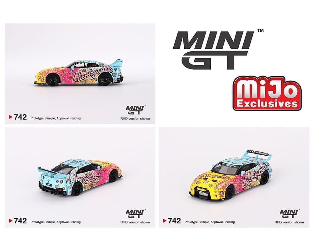 Mini GT LB-Silhouette Works GT Nissan 35GT-RR Ver.1 LBWK Mini GT LB-Silhouette Works GT Nissan 35GT-RR Ver.1 LBWK