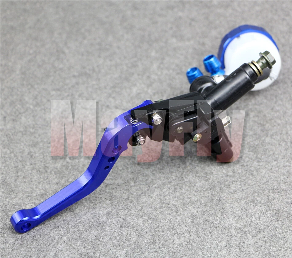 Juego de palancas de depósito de cilindro maestro de 7/8"" embrague de freno universal para motocicleta Foto 4 de 4