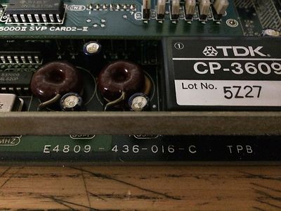 Okuma OPus 5000 II SVP Card E4809-436-017-c 016-c Cnc Milling