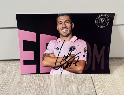 Luis SUAREZ x Inter Miami - Repro Autogramm 10.5x14.8 