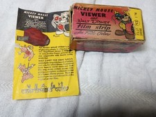 Disney Mickey Mouse viewer  film strip in box , vintage craftsmen guild