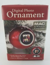    NEW Christmas Ornament/FREE STANDING Digital Photo 60 Pictures 1.5" LCD    
