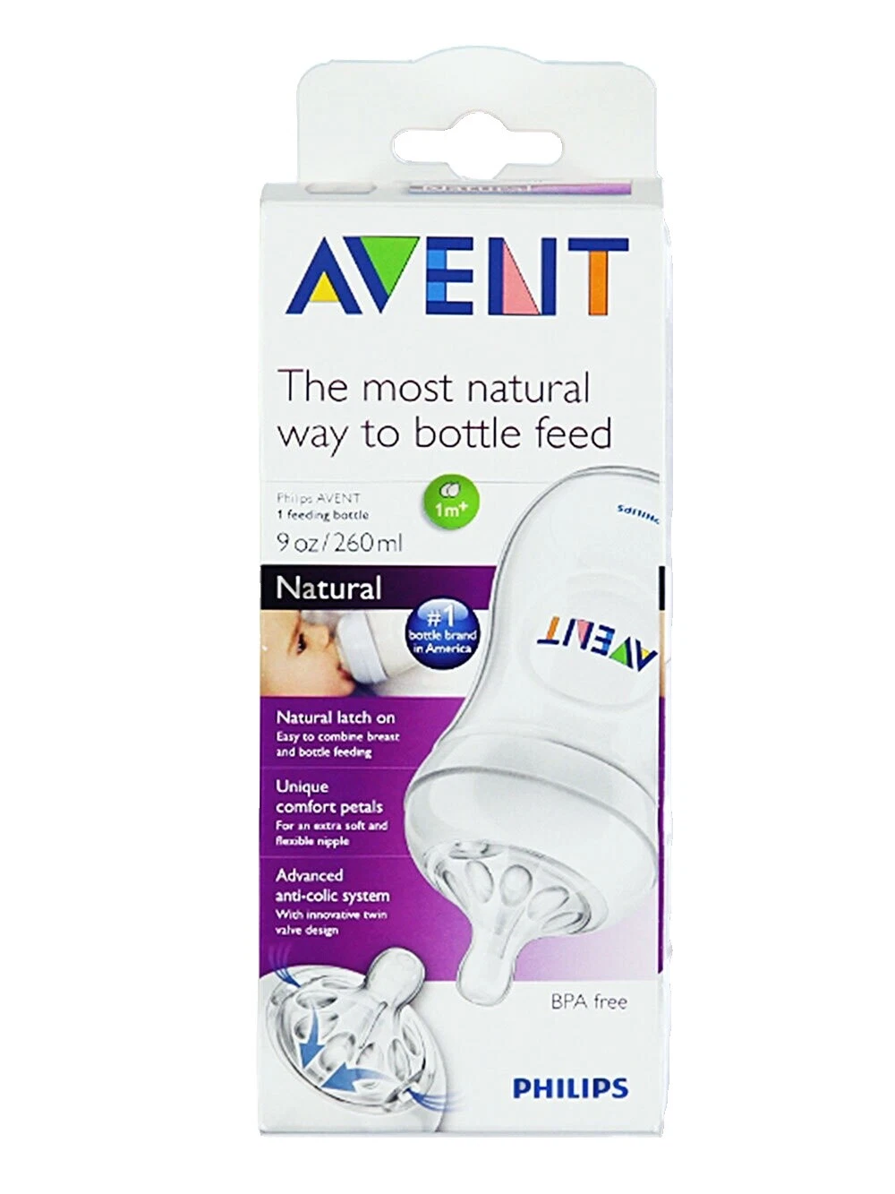 White AVENT Bebé Biberón