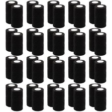 BQTQ 40 Rolls Self-Adhesive Bandage Wrap 4" Black - Elastic, Pet  Athletic