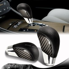 Pvc Leather Real Carbon Fiber Automatic Gear Stick Shift Shifter Knob Vip Pvc Leather Real Carbon Fiber Automatic Gear Stick Shift Shifter Knob Vip