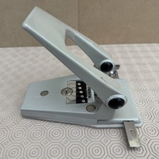 Myers Heavy Duty Hole Punch Grey Perforator No.68 Office Vintage Prop