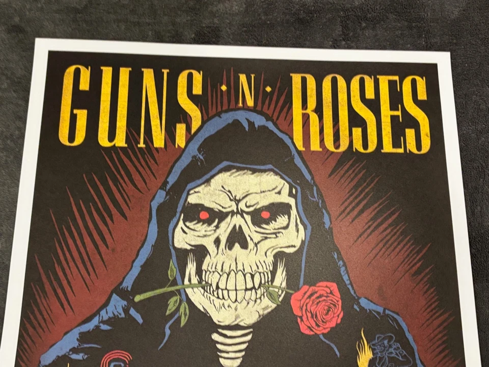 Litografía Guns N Roses no en esta vida Las Vegas 4/9/16 733/1000 AXL Foto 2 de 4