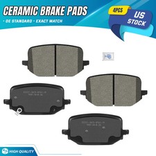 Pair Rear Ceramic Pads for 2020 2021 2022 - 2025 Ford Explorer Lincoln Aviator