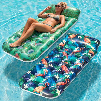 FindUWill 2 Pack Inflatable Pool Floats for Adults, Pool Floaties Adult Heavy Du