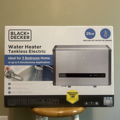 #ad Black Decker Water Heater Tankless Electric 29kw Hot Water on Demand $349.00