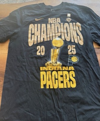 Nike NBA Finals 2025 Indiana Pacers Champions T-Shirt - Größe M - neu