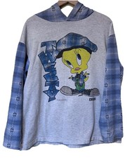 Vintage FREEZE 1994 Tweety Bird Sweatshirt Hoodie Warner Bros Looney Tunes XL