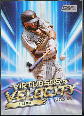 2023 Stadium Club - Virtuosos of Velocity Baseball Fernando Tatis Jr. #VV-5 NM