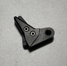 Gen 3-4 Aluminum Billet Flat Trigger Shoe Black /Black Glock SJ Precision Parts
