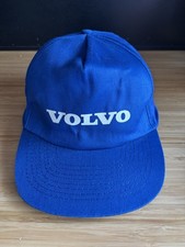 Vintage Volvo Snap Back Blue Hat White Letters Vintage Volvo Snap Back Blue Hat White Letters